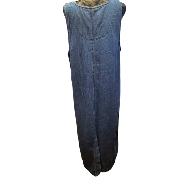 BOBBIE BROOKS Large Christmas Snowmen snow blue Jumper Maxi Vintage - Picture 12 of 13